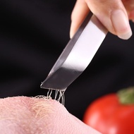 （新货）速发拔毛神器德国不锈钢拔毛夹加厚猪毛夹镊子拔鸡毛鸭毛去鱼刺拔鱼骨Household pig hair clip for pluck chicken, duck, and goose feath