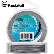 1roll 7 Strand Tiger Tail Wire Nylon-coated Stainless Steel Wire Stainless Steel color 0.5mm about 1