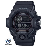 Casio G-Shock GW-9400-1B Master of G Rangeman Blackout Black Resin 200M Men's Watch