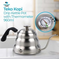 One Two Cups Gooseneck Pour Over Kettle Thermometer 900ml - LZP-8003 HT