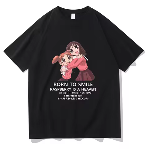 Anime Azumanga Daioh T Shirt Osaka in Uniform Cute Kawaii Girl t-Shirts Men/Women Aesthetic Clothes 
