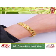 Rantai Tangan Sajat Emas Bangkok 24K Gelang Coco ( 916 Copy 24K Gold Bracelet )