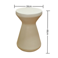 Minimalist round Side Table Creative Flower Stand Living Room Airbnb Decoration round Stool Courtyar