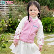 Derosa Kids girls bomberJacket for children from 2 to 6 years old AWKDZ 732A