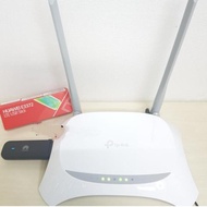 Paket Router TP-LINK MR3420 + Modem 4G Huawei E3372