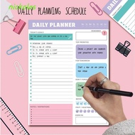 NICKOLAS To Do List Notepad, 60 Sheets Portable Schedules Journal, Hourly Organizer Easy Tear-off We