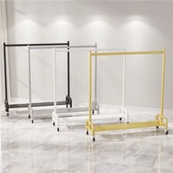 Others - 展示架 落地式掛衣架 衣帽架 立式臥室陽臺晾衣架 可移動帶輪子加粗（快遞送貨上門）（平行進口）