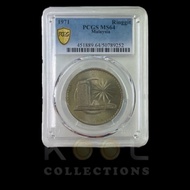 Malaysia 1 Ringgit 1971 Parliament Coin PCGS MS 64