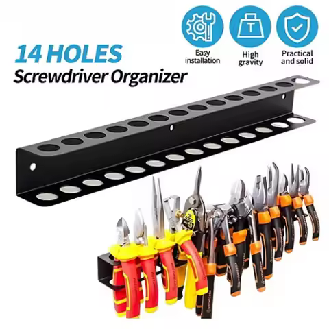 Pliers Holder Wall Mount Wall Mounted Tool Organizers Hammer Rack Pliers Organizer Hand Tool Holder 
