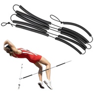 [yiodusi] High Jump Bungee Cord High Jumping Bungee Foldable Elastic Foam Crossbar Jump