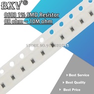 100PCS 0603 1% SMD Resistor 110K ~ 10M 120K 200K 240K 300K 470K 560K 680K 1M 4.7M 10M Patch resistan