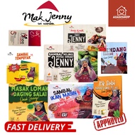 SAMBAL Mak Omak Jenny Rendang Maman🌶Masak lemak Daging Salai 🌶SambaL  Petai🌶Acar buah ikan Masin🌶tempoyak🌶Rendang daging