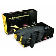 HITAM Nitrile Gloves Black Adult Size