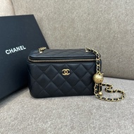 Chanel 長盒子金球 黑金 晶片款