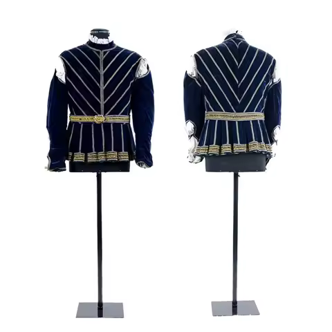 16th Century Prince Costume Tudor Elizabethan King Henry Jacket Historical Renaissance Nobleman Walk
