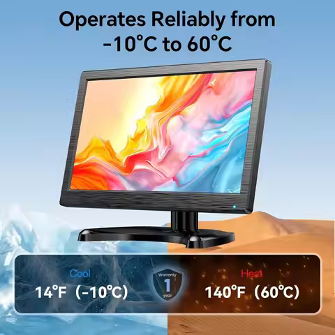 Eyoyo 12inch 1080P Small Security Monitor HDMI VGA AV BNC CCTV Camera Monitor