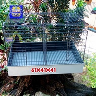 Cage | Rabbit Galvanized Cage 61X41X41