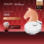 【NEW】Dreame D20 / D9 Max Gen 2 Robot Vacuum and Mop | 13,000Pa Vormax Suction | HyperStream™DuoBrush