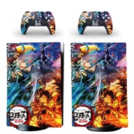 New style Demon Slayer Kimetsu No Yaiba PS5 Digital Skin Sticker Decal Cover for PlayStation 5 Console and 2 Controllers Sticker Vinyl new design