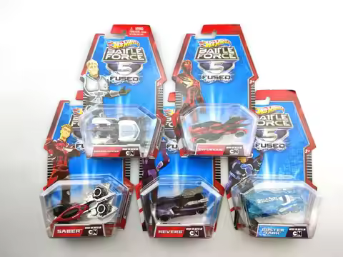 Hot Wheels Battle Force 5 Gearslammer Syfurious Saber Reverb Buster Tank Model Cars Kids Toys Gift
