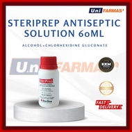 STERIPREP ANTISEPTIC SOLUTION 60ML/500ML (CHLORHEXIDINE 2% WITH ISOPROPYL ALCOHOL 70%)