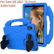 Samsung Tab A8 10.5 2021 X200 X205 TabA T510/T515 10.1Tablet Case Child safety Cover Protective shell Anti-fall Bracket
