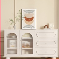 Cabinet Back Wall Locker Dining Side Cabinet Modern Simple Household Integrated Cream Tea Cabinet Si