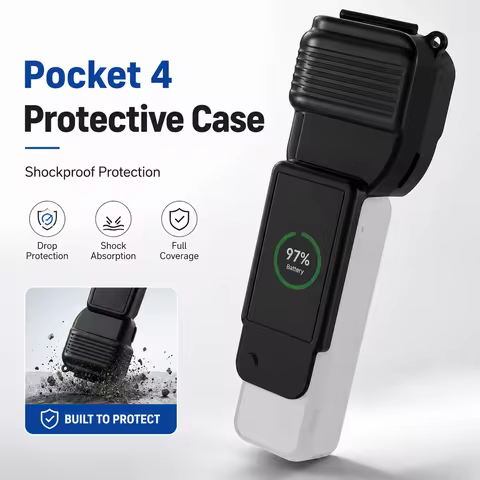 Action Camera Gimbal Protective Case for DJI Osmo Pocket 4 Lightweight Scratch-resistant Case for DJ