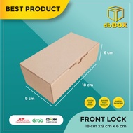 (10pcs) Cardboard Box Size 18x9x6 cm....Die Cut cake box, snack - accessories - etc. pizza box model