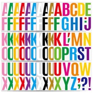 4-Inch 10cm Letter Sticker Alphabet Paper Large Size Letter Sticker Waterproof Letter Sticker Paper 