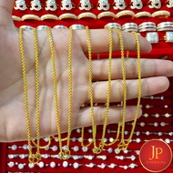 สร้อยคอ ทองชุบ ทองหุ้ม น้ำหนัก1สลึง ยาว18นิ้ว สวยเสมือนจริง JPgoldjewelry