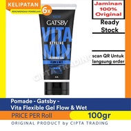 Hair Gel - Gatsby - Vita Flexible Gel Flow & Wet