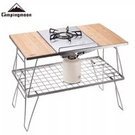 โต๊ะพับแสตนเลส Campingmoon ใส่เตา IGT 1 Unit และกระเป๋าจัดเก็บ CK-1CK-2 by Jeep Camping