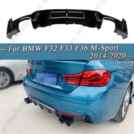 2026 Bumper Diffuser Lip M Performance For BMW 4 Series F32 F33 F36 M-Sport 2014-2020 Deflector Spoi