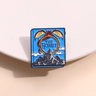 The Hobbit Tolkien Novel Brooch Book Metal Badge Enamel Pin Clothing Backpack Accessories Jewelry Gi