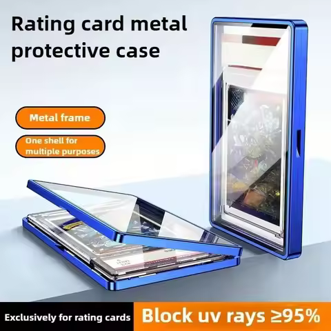 1pc Graded Card Slab Bumper for Standard PSA BGS Slab Case Metal Frame Case for Graded Slabs Grip Ed
