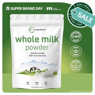 Micro Ingredients Whole Milk Powder, 4 Pounds, Made in USA