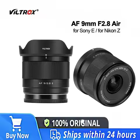 VILTROX 9mm F2.8 Air Auto Focus APS-C Ultra-wide angle autofocus lens for Sony E Mount Nikon Z Z8 Z9
