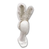 @ @ @ ] Rabbit Fur Headband / Bunny Headband Sequin