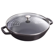 STAUB WOK WITH RACK 13192923-B - Black - 30cm