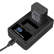 ALIST Power Battery (2-Pack) & Charger for Sony NP-FW50