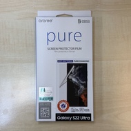 韓國 Araree Pure Diamond Galaxy S22 Ultra 抗菌保護貼 - 包郵寄