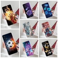 Samsung Galaxy A13 A33 5G Case Fashion Flower Football Painted Phone Cover Samsung A13 SM-A135F A 33