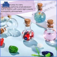 SHINE 10x Small Glass Bottles Miniature Potion Bottle Mini Cork Glass Vials Wedding TH