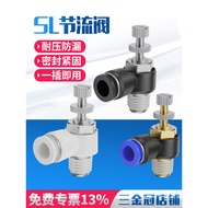 Pneumatic Adjustment SL6-01 Throttle Valve SL8-02 Intubation Joint SL4-M5 Adjustable SL10-03/SL12-04