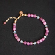 粉紅碧璽月光石手鍊