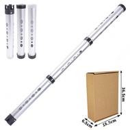 Ball Pickup Tube Detachable Three-Section Aluminum Tube Standard Size Ball Picker Golf Aluminum Tube