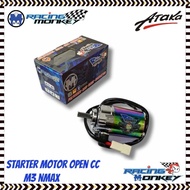 ✨✨✨RACING MONKEY STARTER MOTOR V2 OPEN CC MIO M3 MIO i125 SOUL i125 NMAX