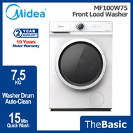 MIDEA 7.5KG Washer Front Load Washing Machine ( MF100W75 )