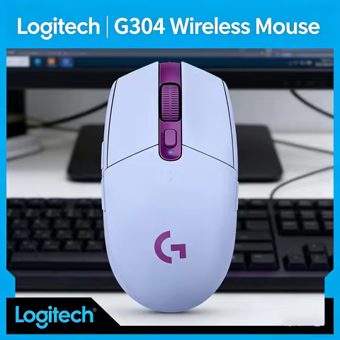 Logitech G304/G305/M750/M650/M650L LIGHTSPEED Gaming, 12K DPI HERO, 6 Programmable Buttons, 250h Pla